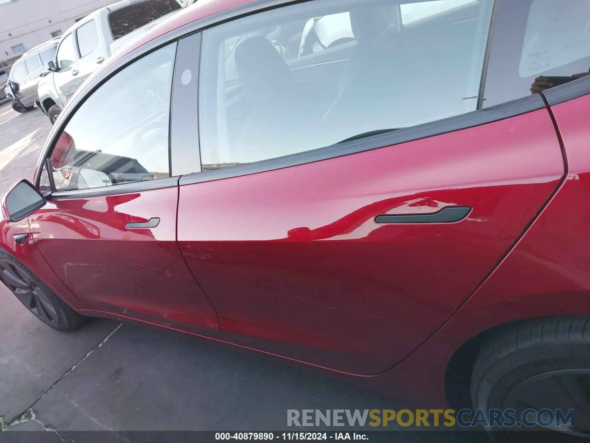15 Photograph of a damaged car 5YJ3E1EA1RF842222 TESLA MODEL 3 2024
