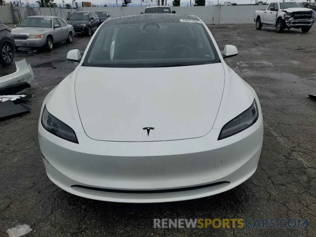 5 Фотография поврежденного автомобиля 5YJ3E1EA1RF868707 TESLA MODEL 3 2024