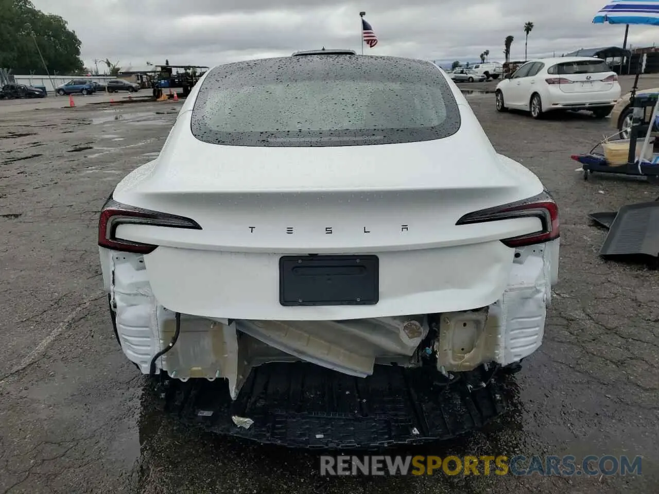 6 Фотография поврежденного автомобиля 5YJ3E1EA1RF868707 TESLA MODEL 3 2024