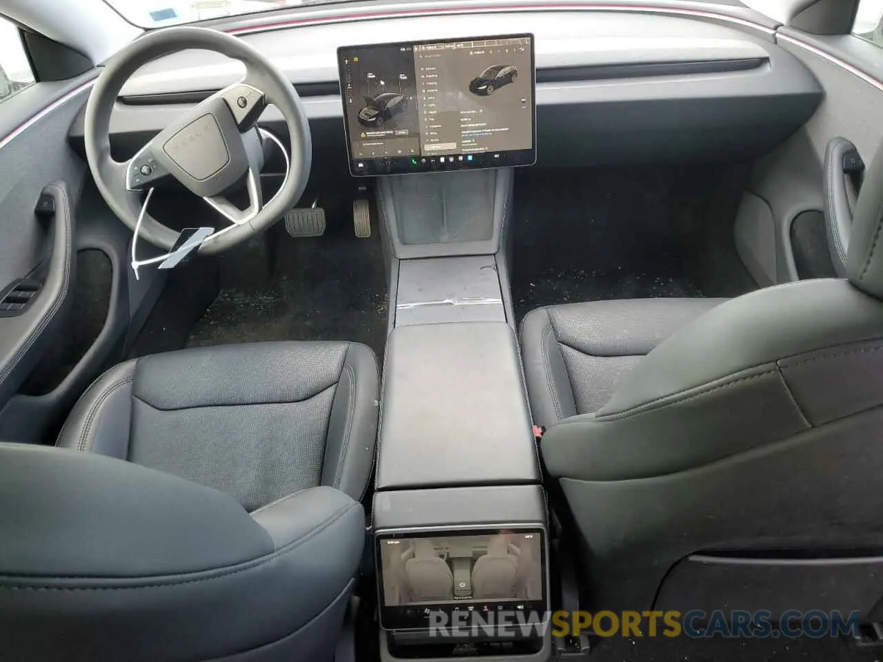 8 Photograph of a damaged car 5YJ3E1EA2RF733011 TESLA MODEL 3 2024