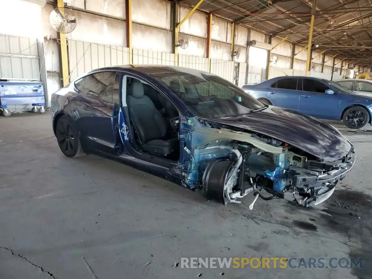 4 Photograph of a damaged car 5YJ3E1EA2RF739715 TESLA MODEL 3 2024