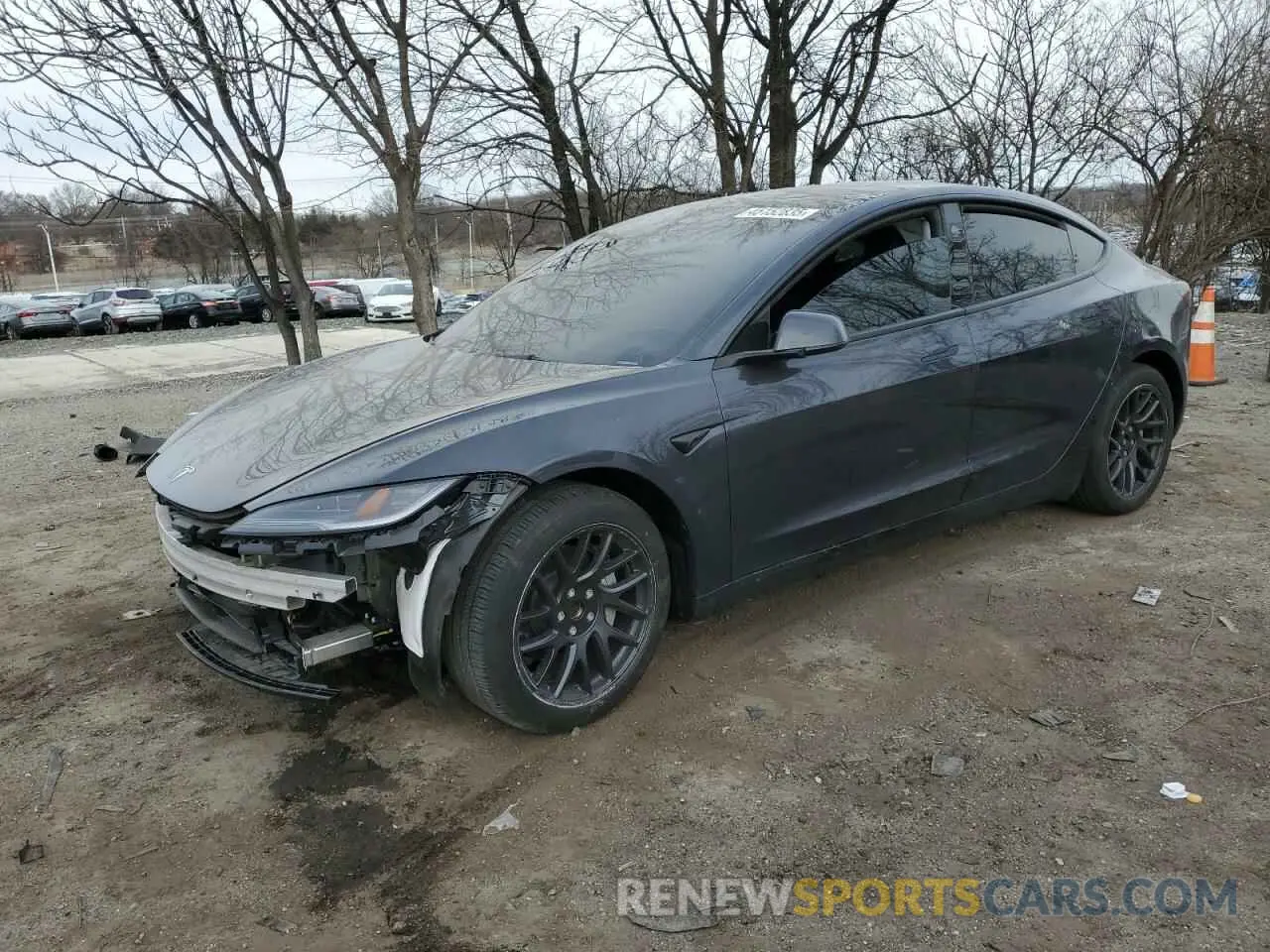 1 Photograph of a damaged car 5YJ3E1EA2RF741934 TESLA MODEL 3 2024