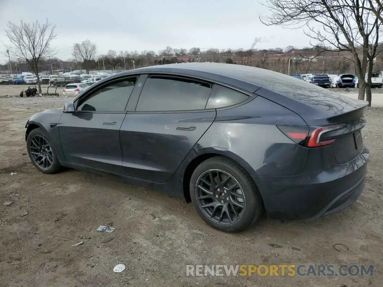 2 Photograph of a damaged car 5YJ3E1EA2RF741934 TESLA MODEL 3 2024