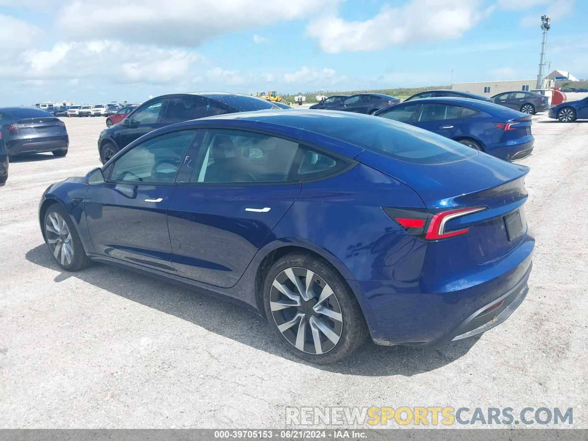 3 Photograph of a damaged car 5YJ3E1EA2RF750214 TESLA MODEL 3 2024