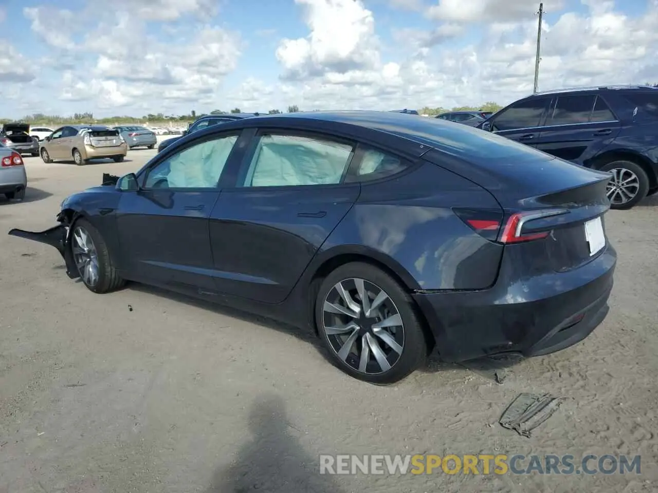 2 Фотография поврежденного автомобиля 5YJ3E1EA2RF752321 TESLA MODEL 3 2024
