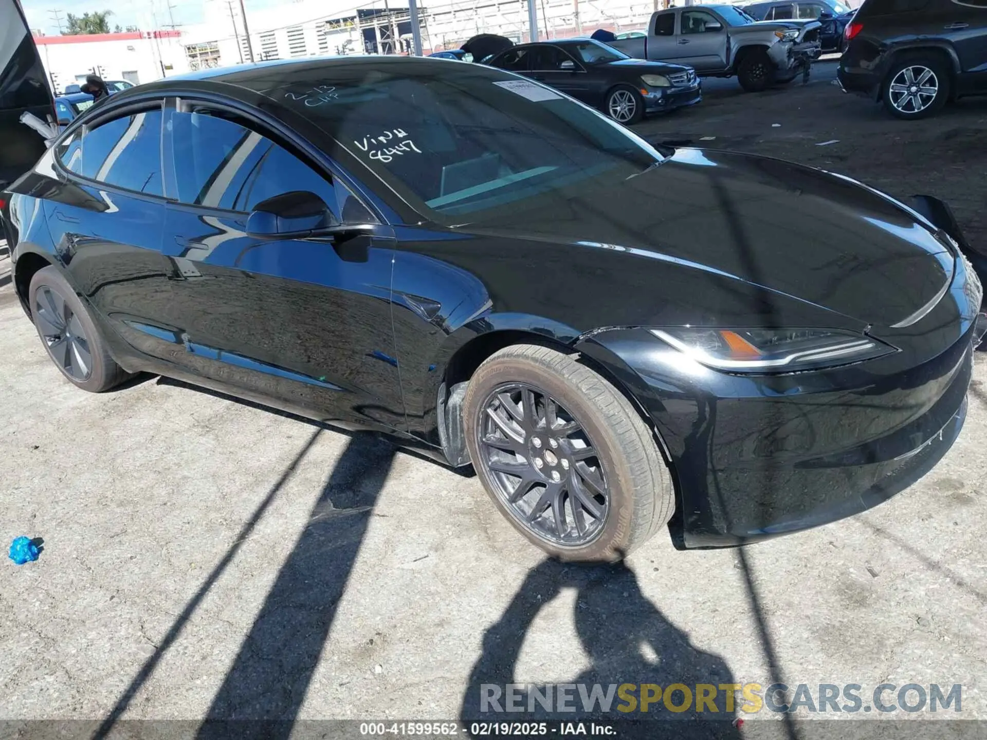 1 Photograph of a damaged car 5YJ3E1EA3RF728447 TESLA MODEL 3 2024