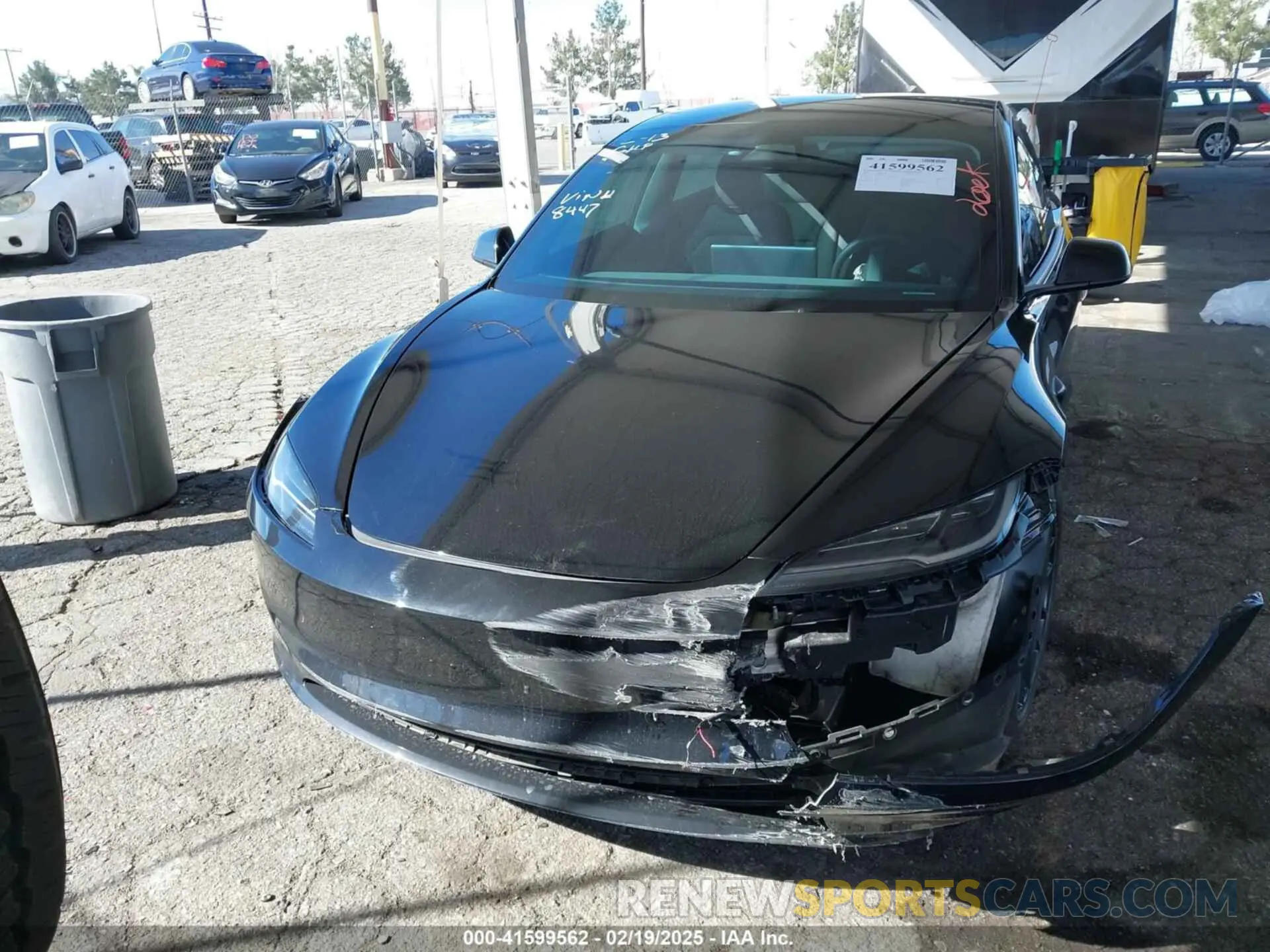 13 Photograph of a damaged car 5YJ3E1EA3RF728447 TESLA MODEL 3 2024