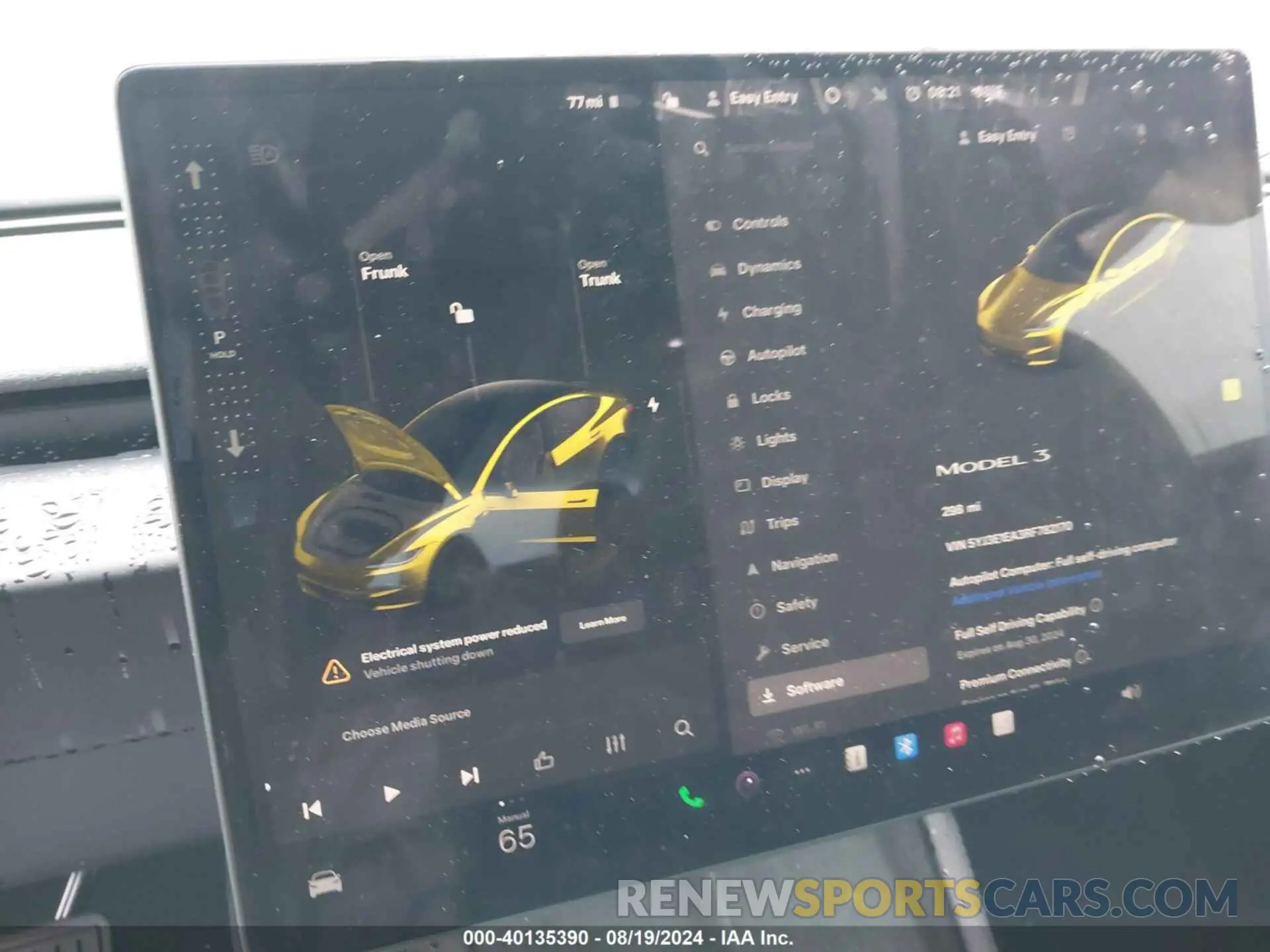 7 Photograph of a damaged car 5YJ3E1EA3RF782170 TESLA MODEL 3 2024
