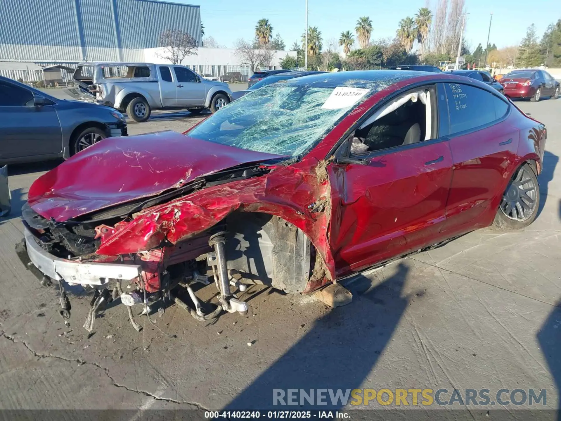 2 Фотография поврежденного автомобиля 5YJ3E1EA3RF782346 TESLA MODEL 3 2024