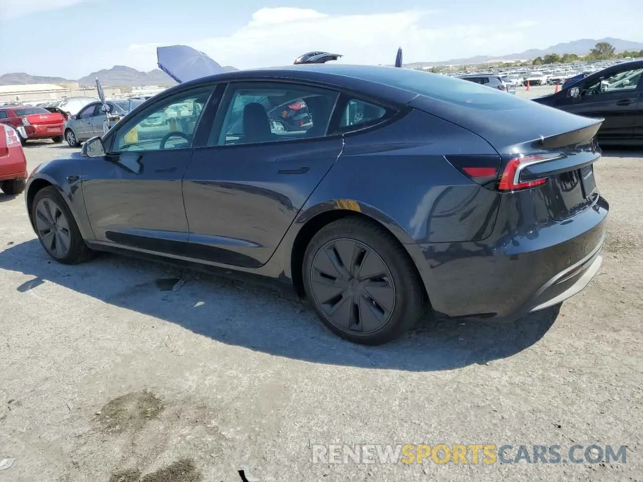 2 Photograph of a damaged car 5YJ3E1EA3RF784534 TESLA MODEL 3 2024
