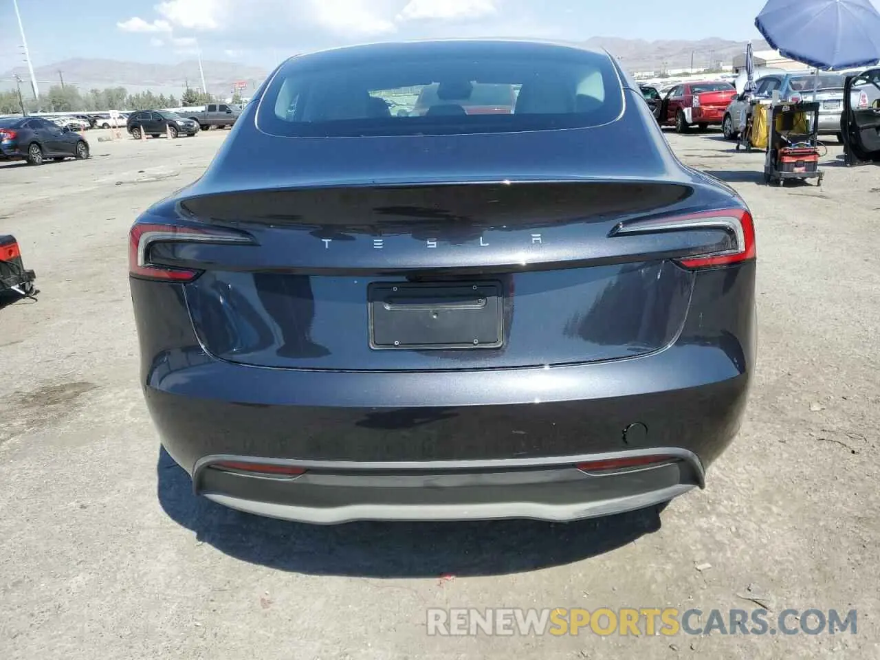6 Photograph of a damaged car 5YJ3E1EA3RF784534 TESLA MODEL 3 2024