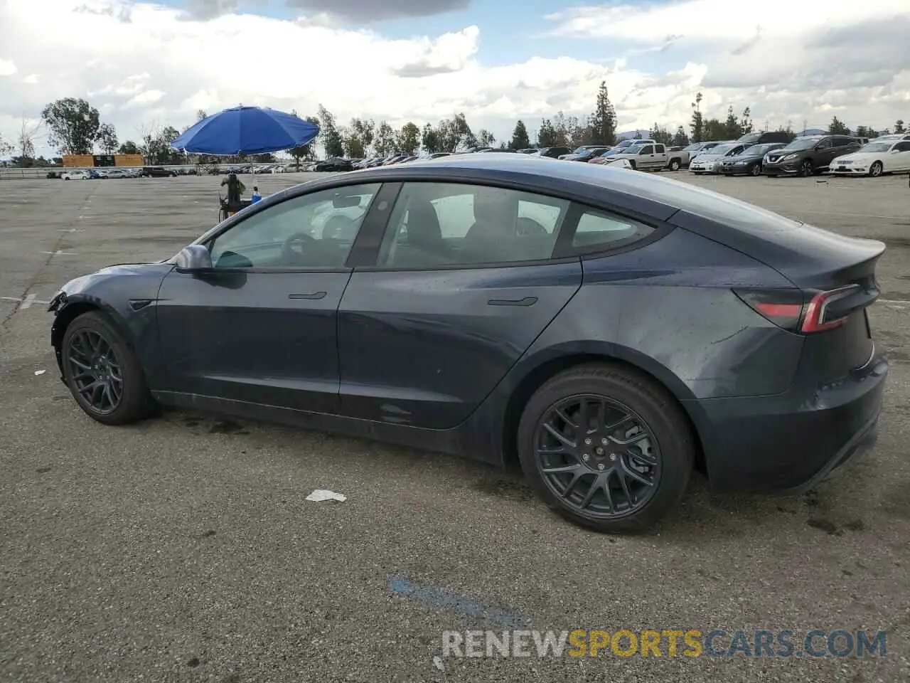 2 Photograph of a damaged car 5YJ3E1EA3RF864786 TESLA MODEL 3 2024