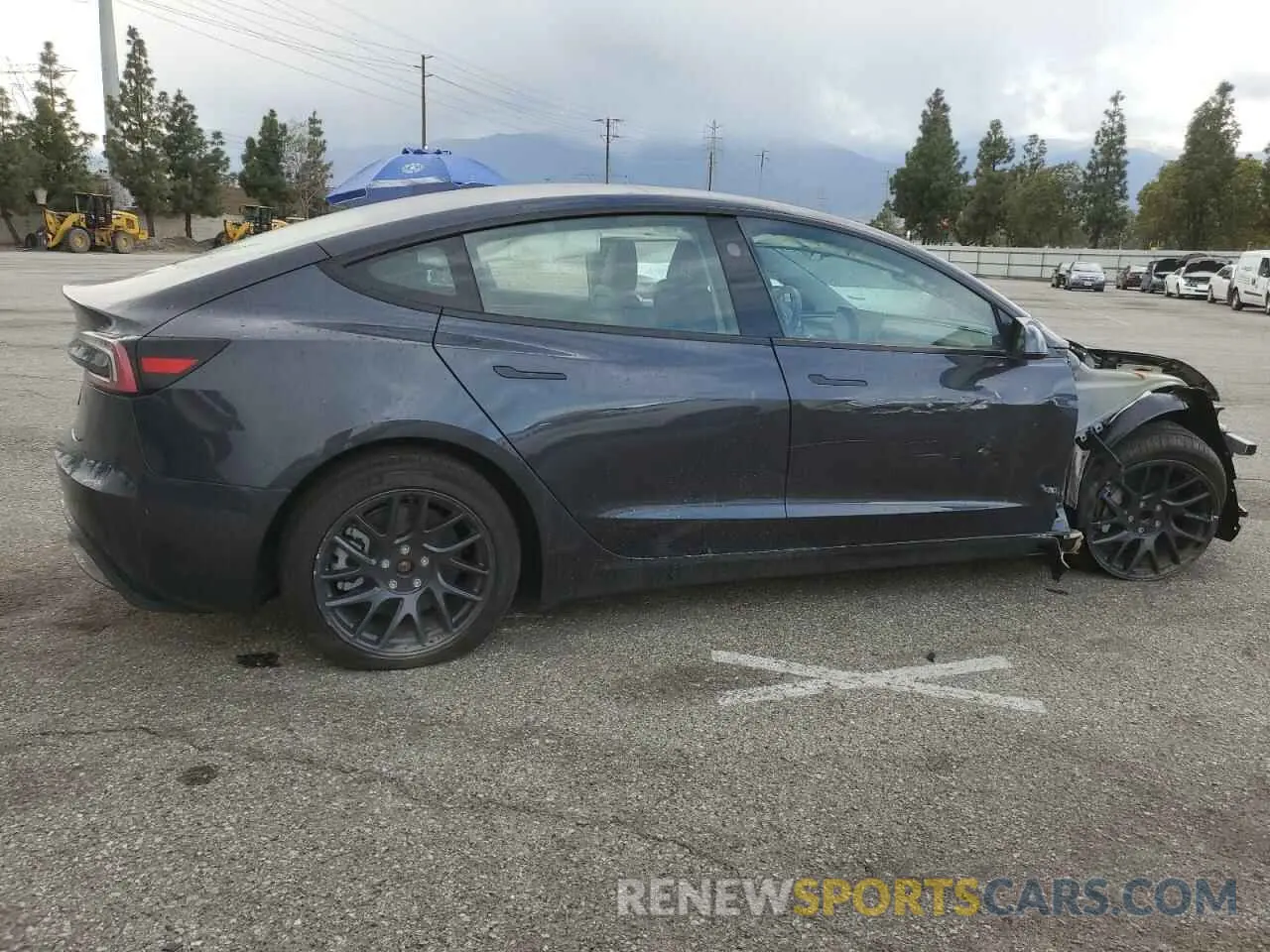 3 Photograph of a damaged car 5YJ3E1EA3RF864786 TESLA MODEL 3 2024