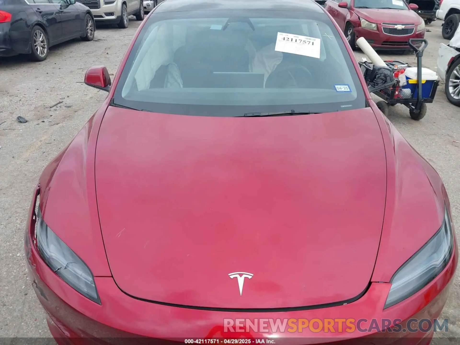 11 Photograph of a damaged car 5YJ3E1EA4RF738212 TESLA MODEL 3 2024