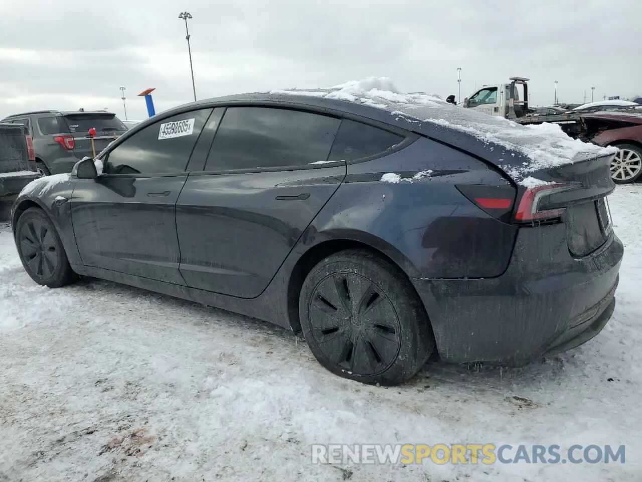 2 Photograph of a damaged car 5YJ3E1EA4RF740140 TESLA MODEL 3 2024
