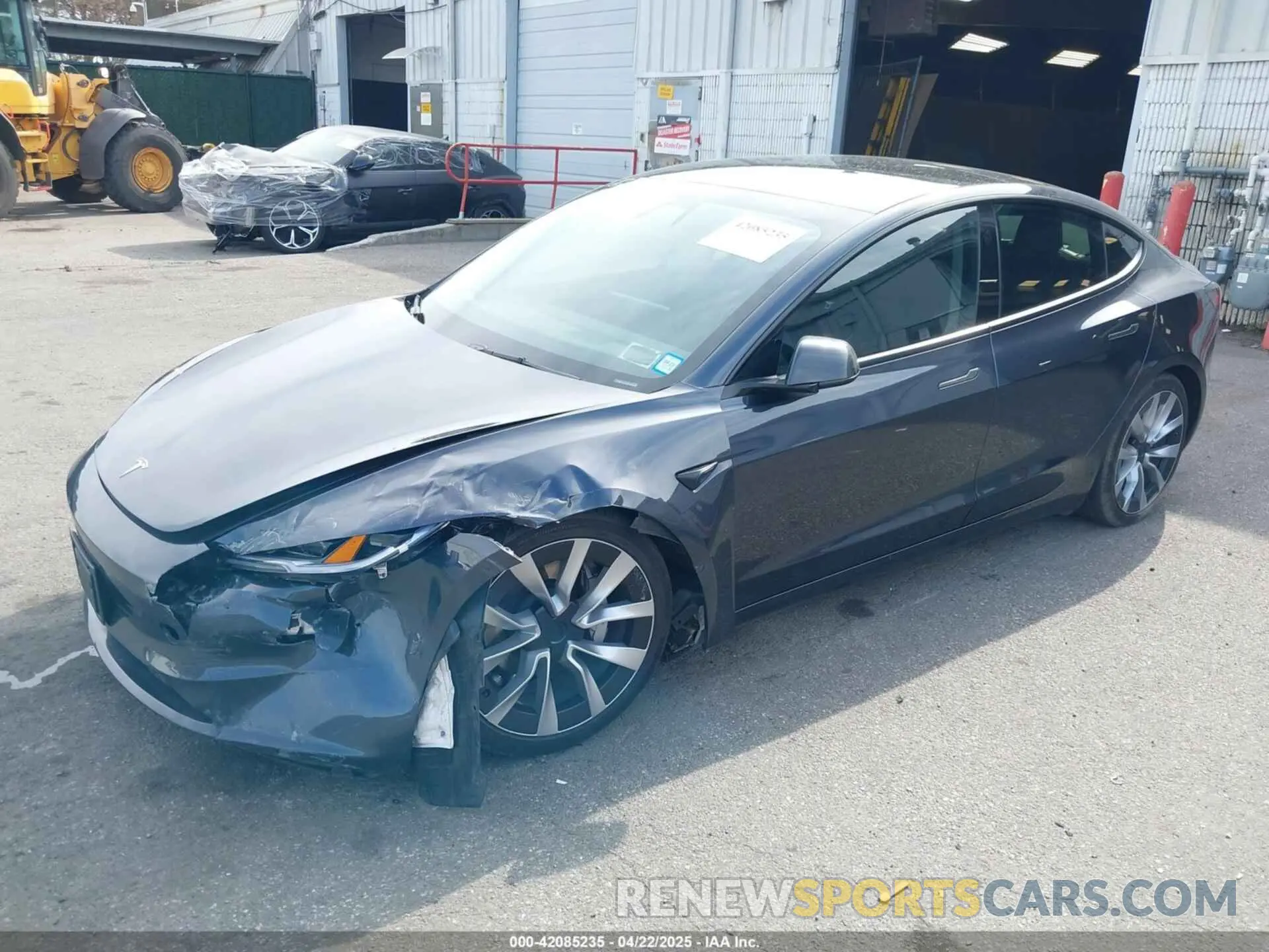 2 Photograph of a damaged car 5YJ3E1EA4RF742745 TESLA MODEL 3 2024