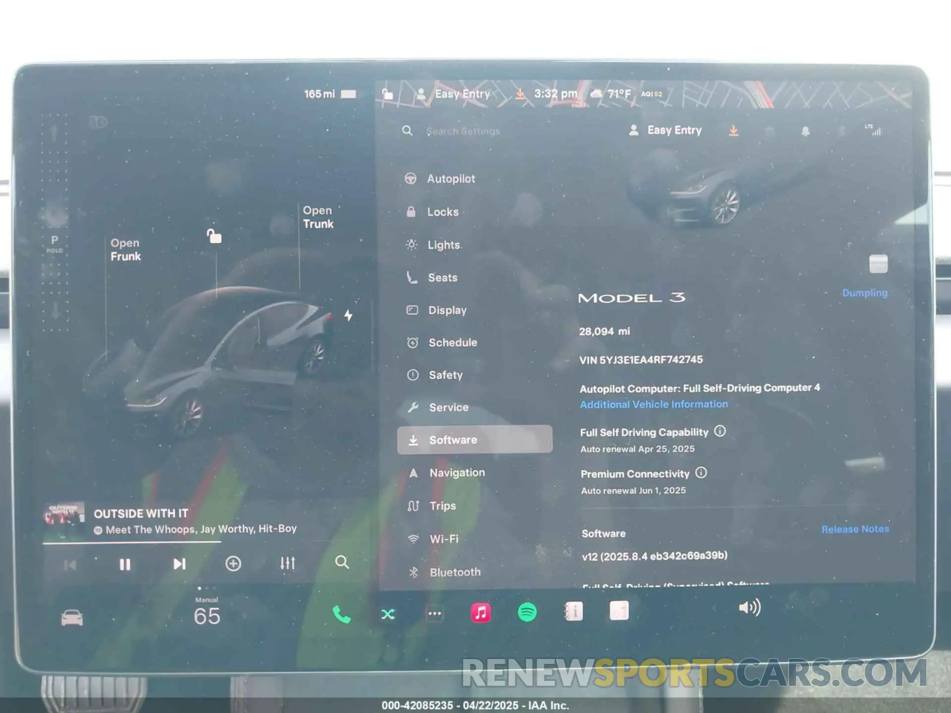 7 Photograph of a damaged car 5YJ3E1EA4RF742745 TESLA MODEL 3 2024