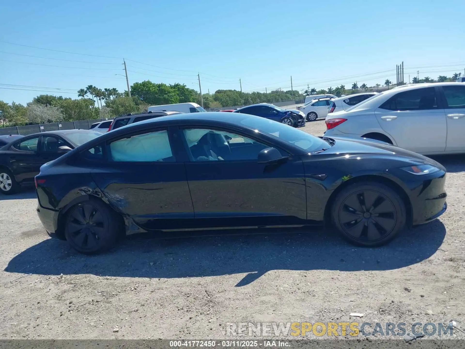 12 Photograph of a damaged car 5YJ3E1EA4RF745385 TESLA MODEL 3 2024