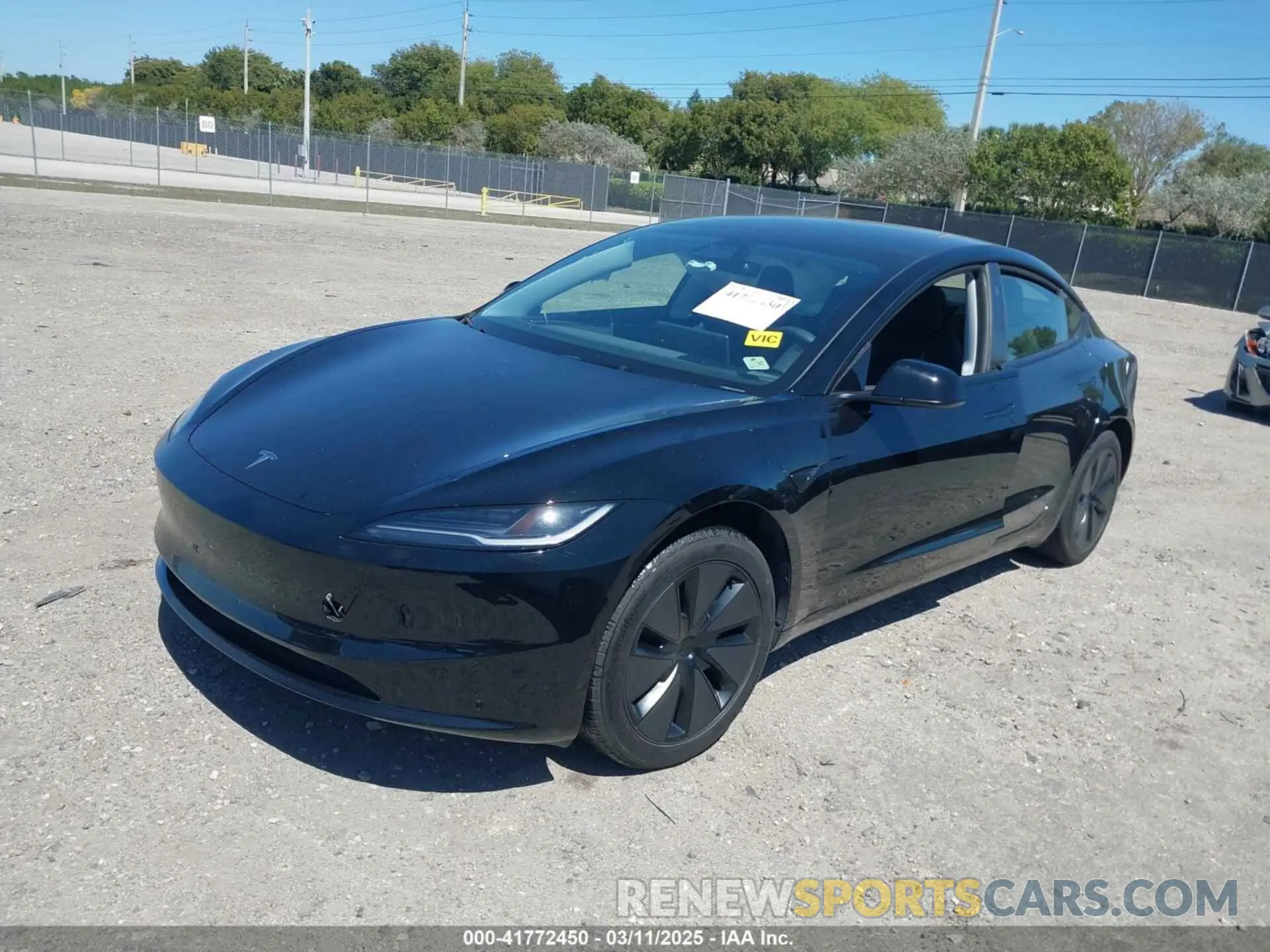 2 Photograph of a damaged car 5YJ3E1EA4RF745385 TESLA MODEL 3 2024