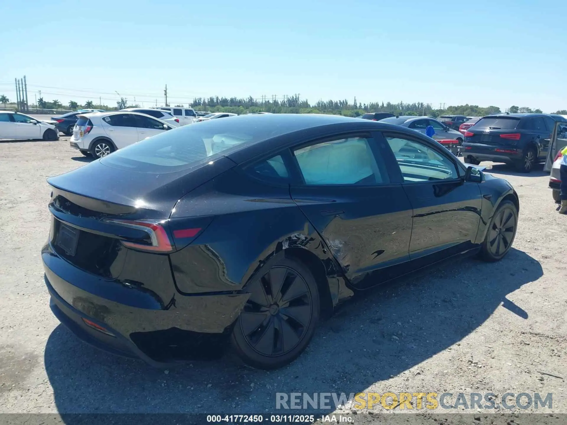 6 Photograph of a damaged car 5YJ3E1EA4RF745385 TESLA MODEL 3 2024