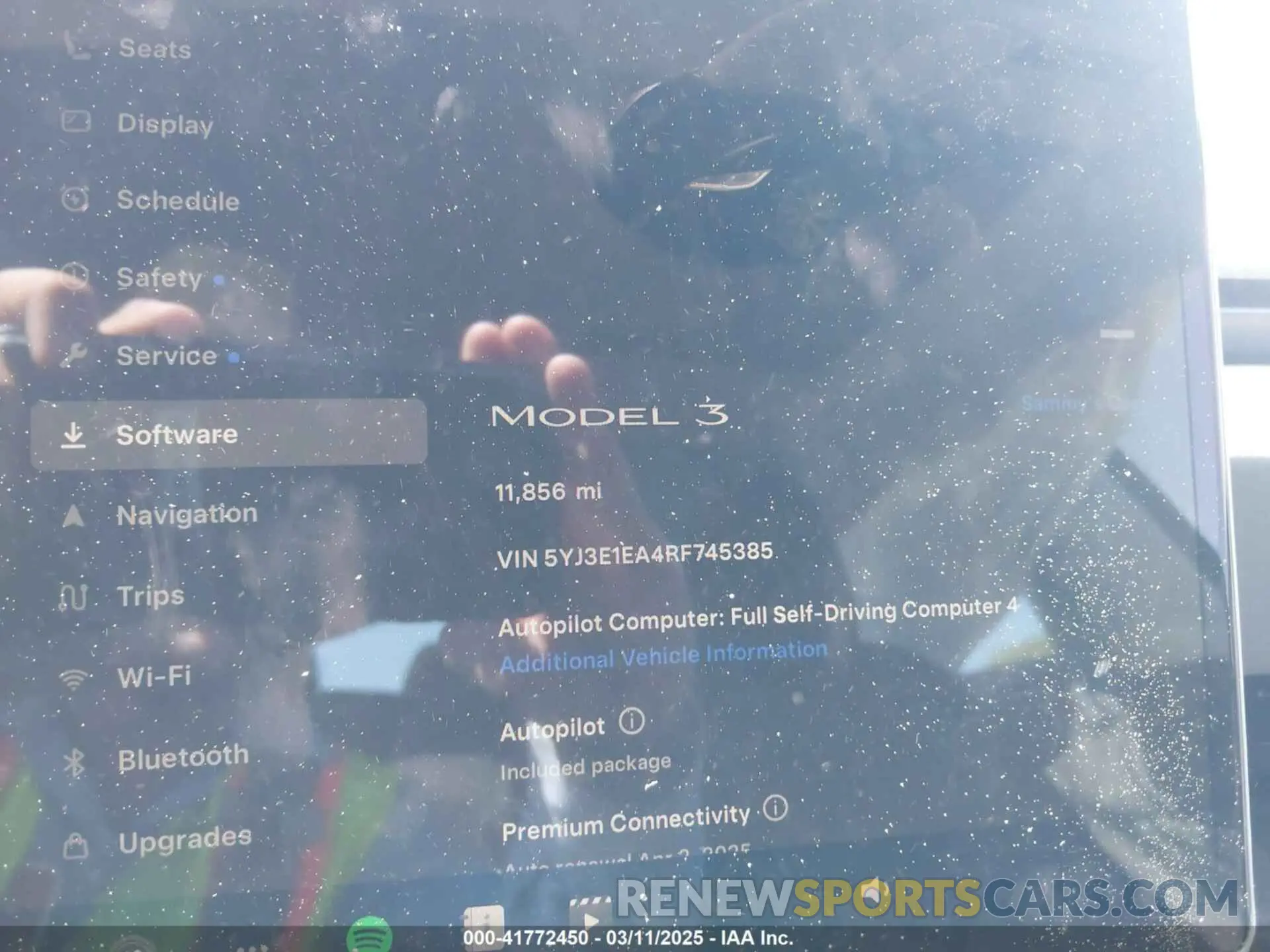7 Photograph of a damaged car 5YJ3E1EA4RF745385 TESLA MODEL 3 2024