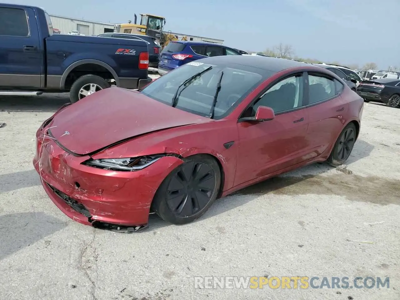 1 Фотография поврежденного автомобиля 5YJ3E1EA4RF784705 TESLA MODEL 3 2024