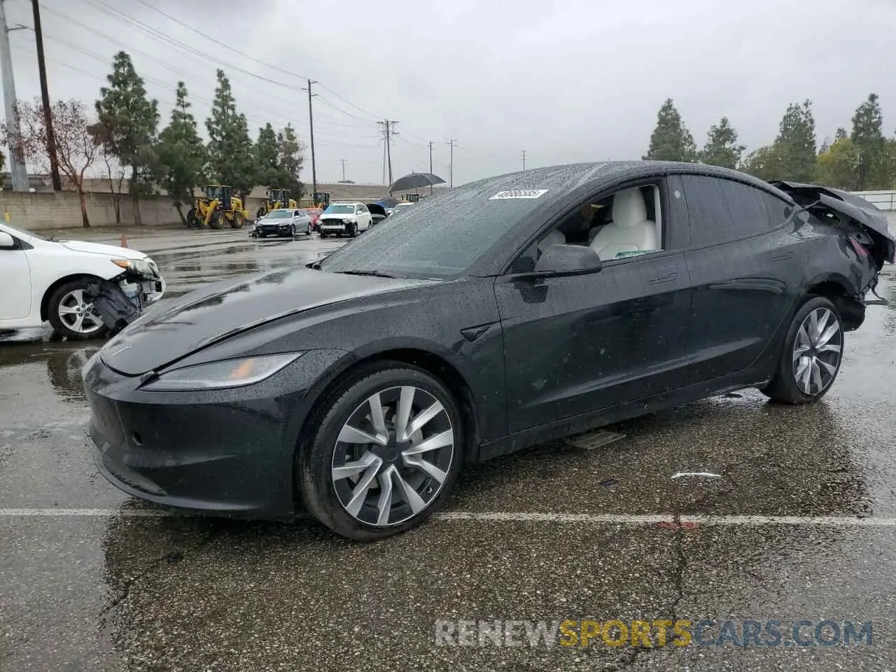 1 Photograph of a damaged car 5YJ3E1EA4RF814351 TESLA MODEL 3 2024