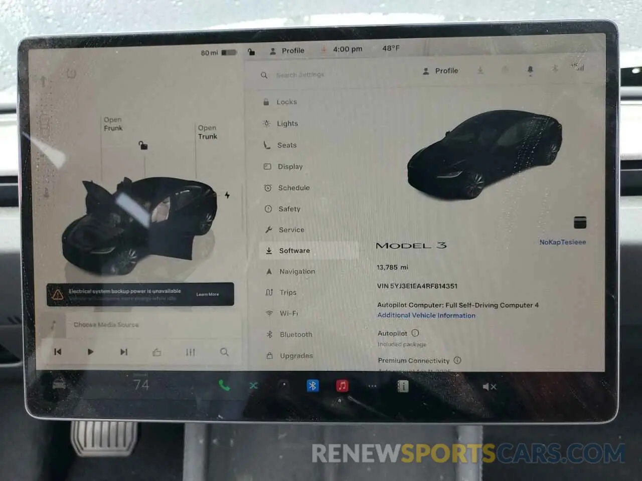 9 Photograph of a damaged car 5YJ3E1EA4RF814351 TESLA MODEL 3 2024