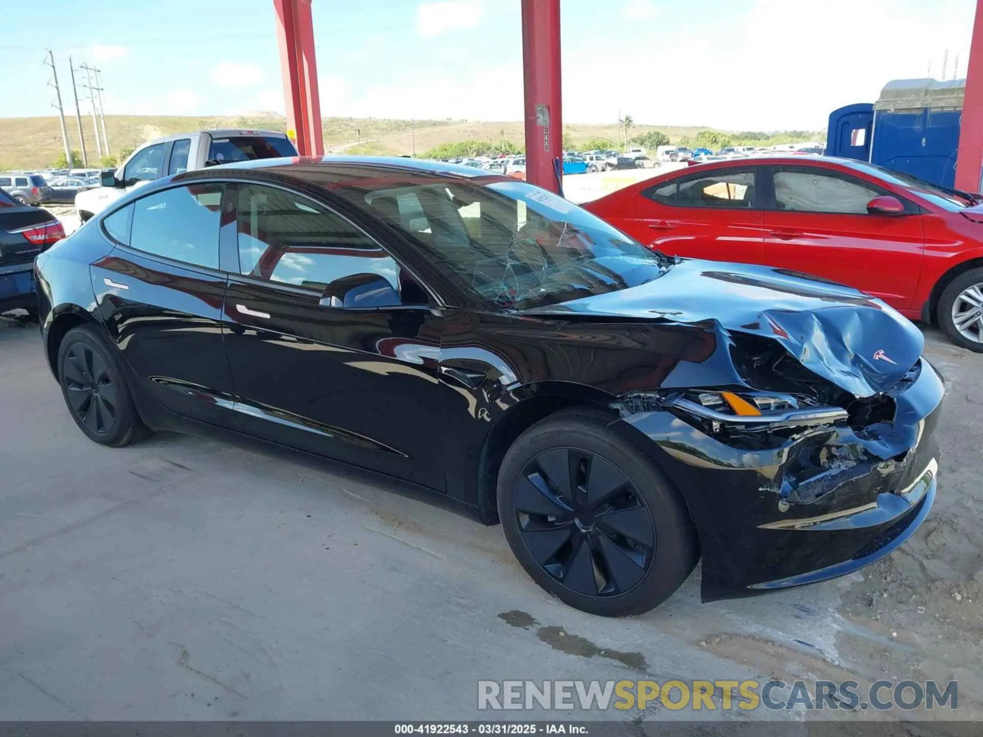 13 Photograph of a damaged car 5YJ3E1EA4RF822384 TESLA MODEL 3 2024