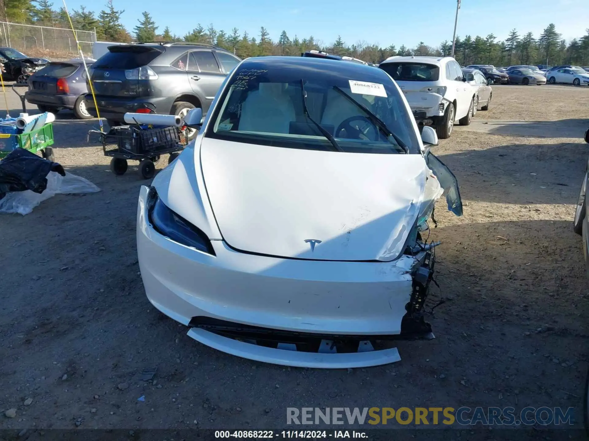 12 Фотография поврежденного автомобиля 5YJ3E1EA4RF849567 TESLA MODEL 3 2024