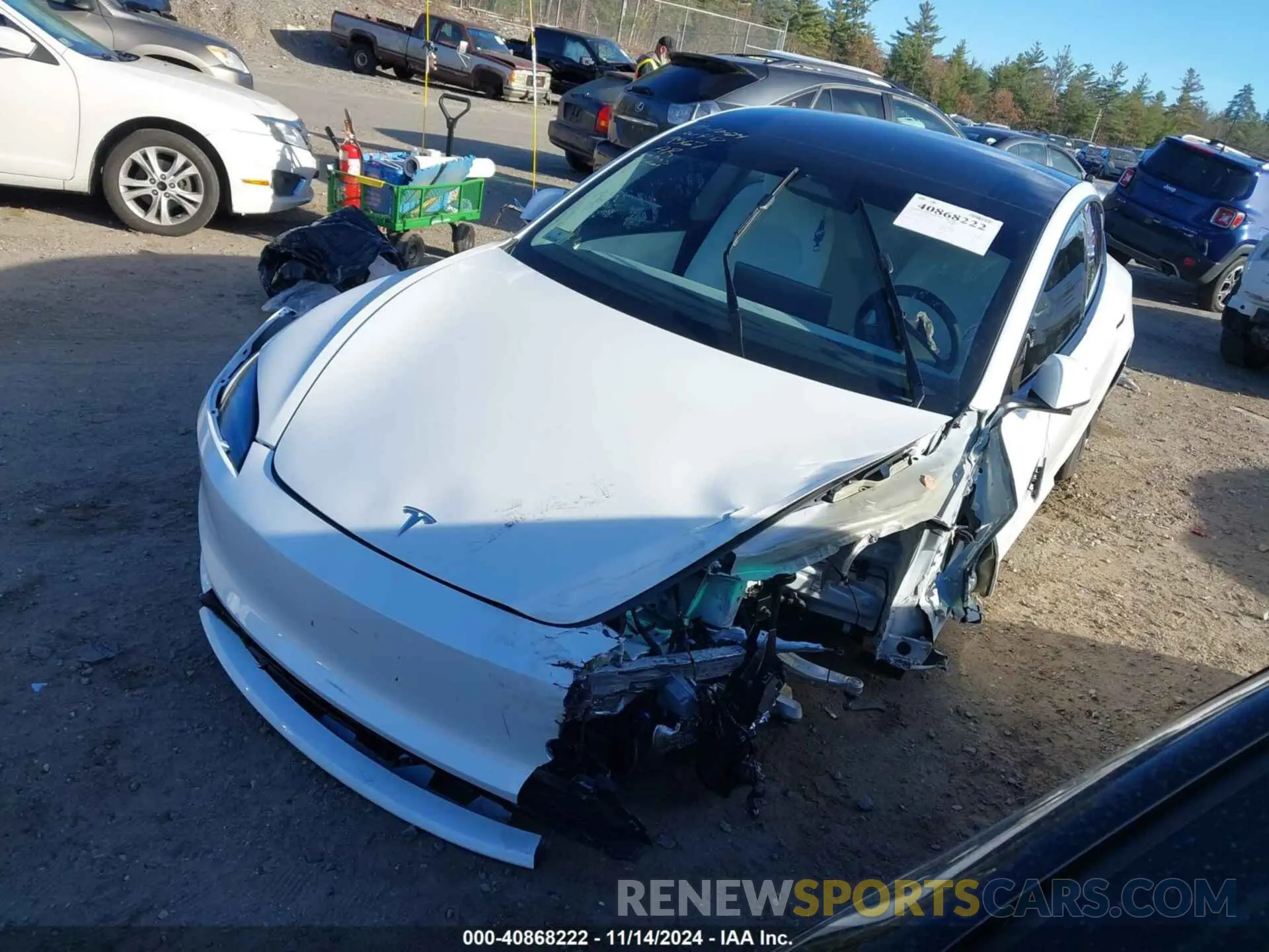 2 Фотография поврежденного автомобиля 5YJ3E1EA4RF849567 TESLA MODEL 3 2024