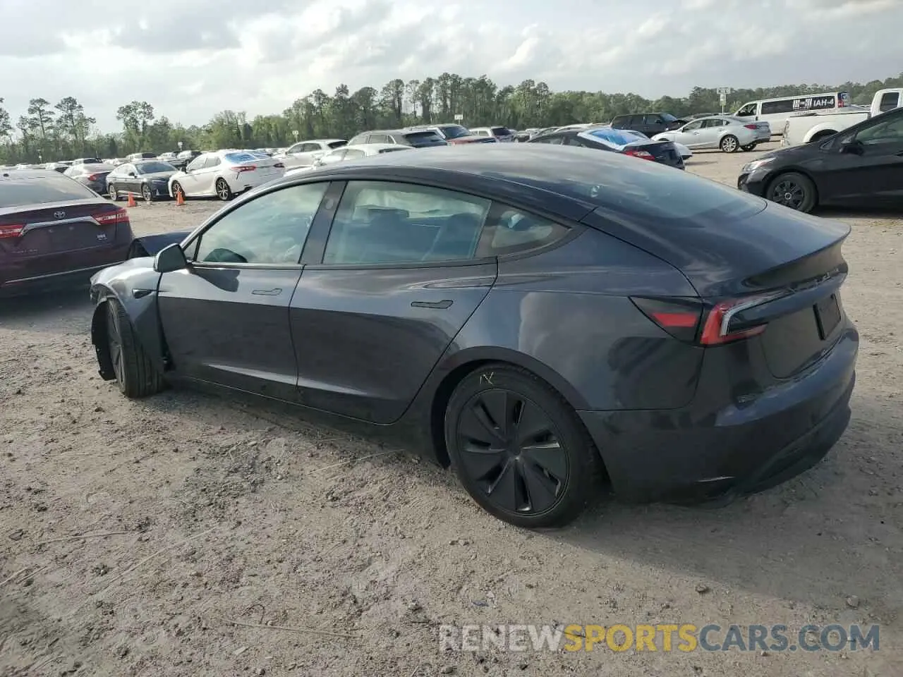 2 Фотография поврежденного автомобиля 5YJ3E1EA5RF741345 TESLA MODEL 3 2024