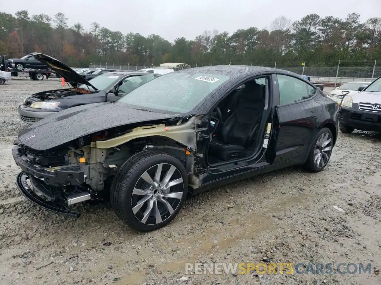 1 Photograph of a damaged car 5YJ3E1EA5RF748960 TESLA MODEL 3 2024