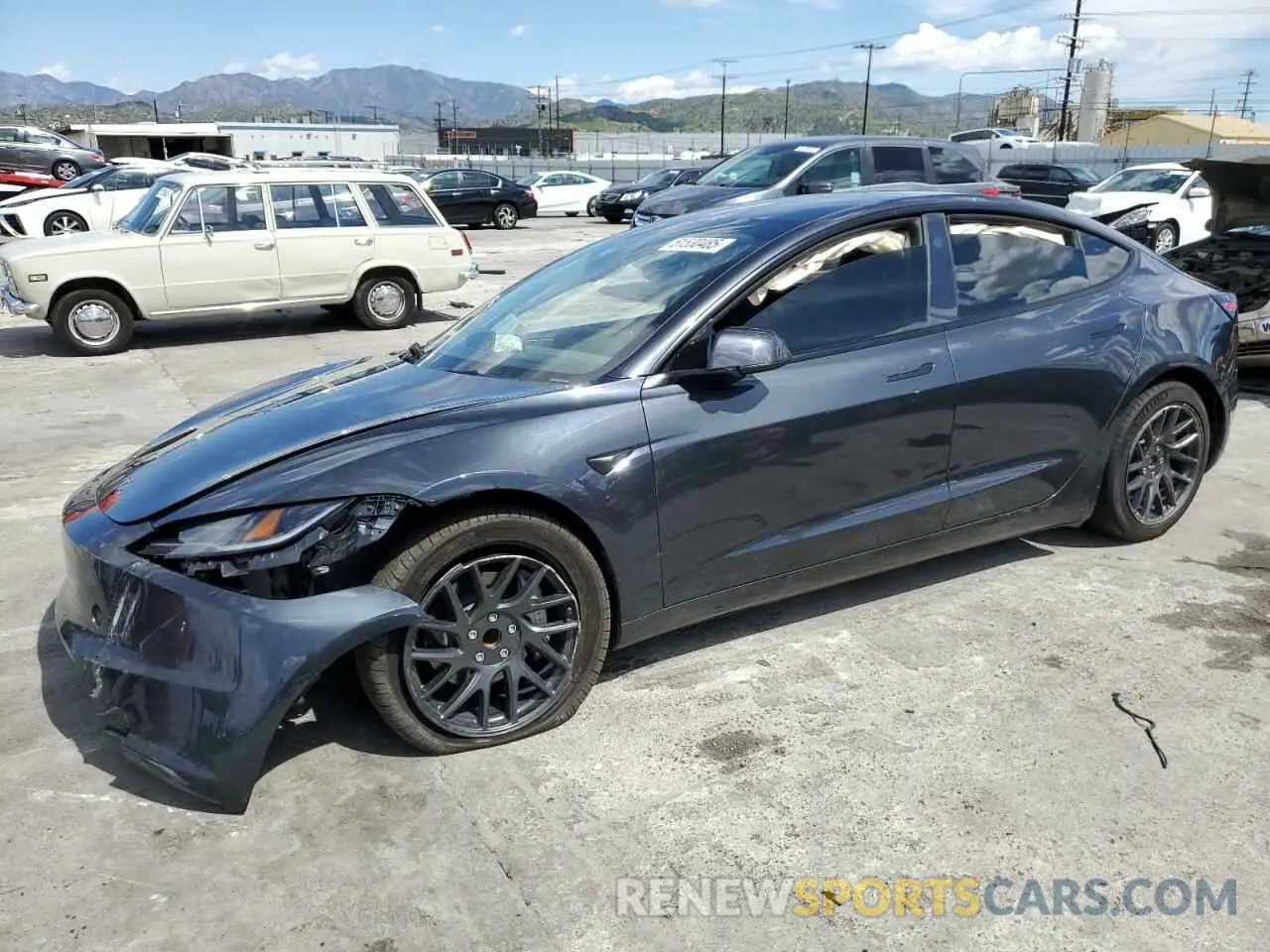 1 Фотография поврежденного автомобиля 5YJ3E1EA5RF844488 TESLA MODEL 3 2024