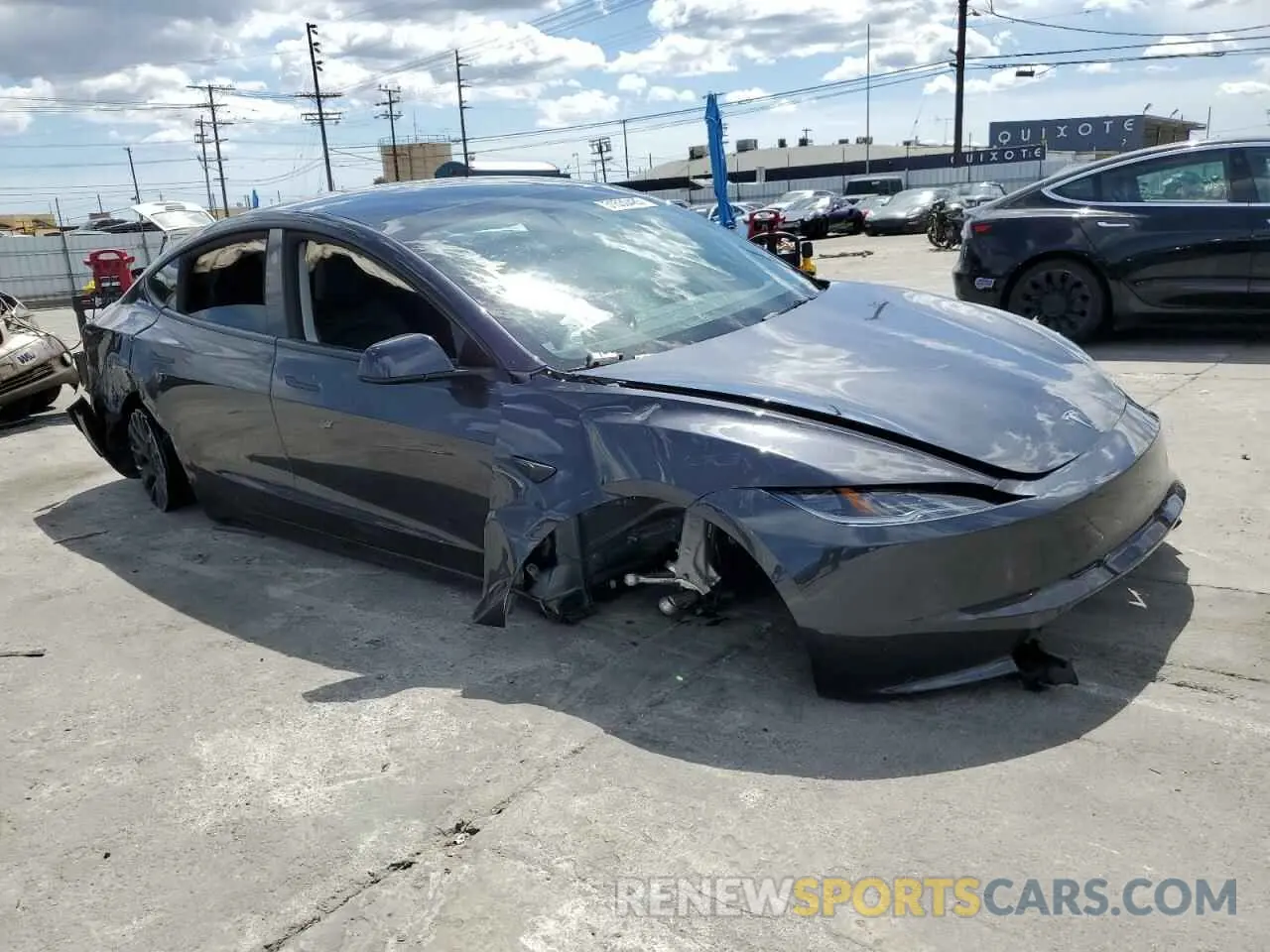 4 Фотография поврежденного автомобиля 5YJ3E1EA5RF844488 TESLA MODEL 3 2024