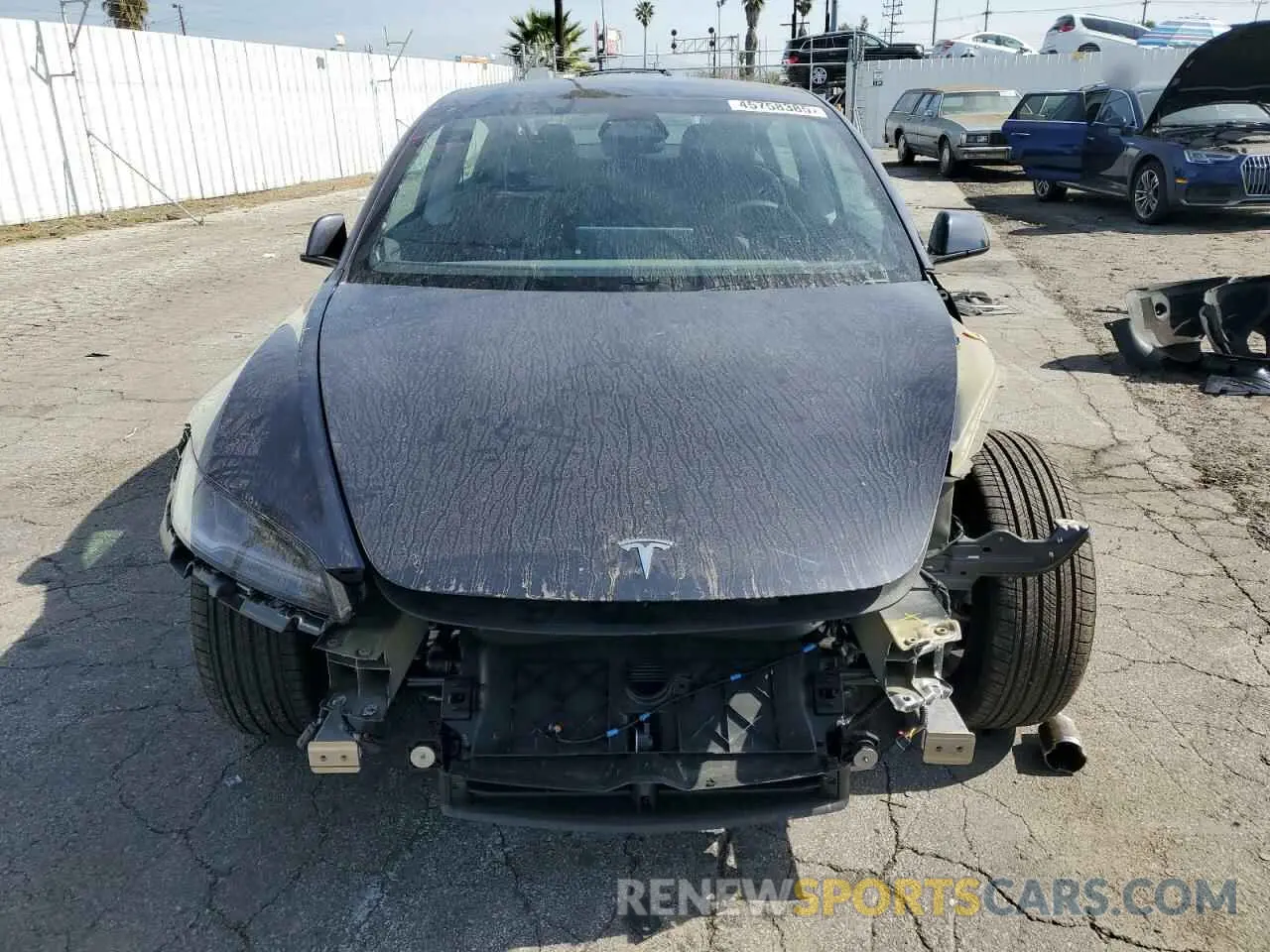5 Photograph of a damaged car 5YJ3E1EA5RF857757 TESLA MODEL 3 2024