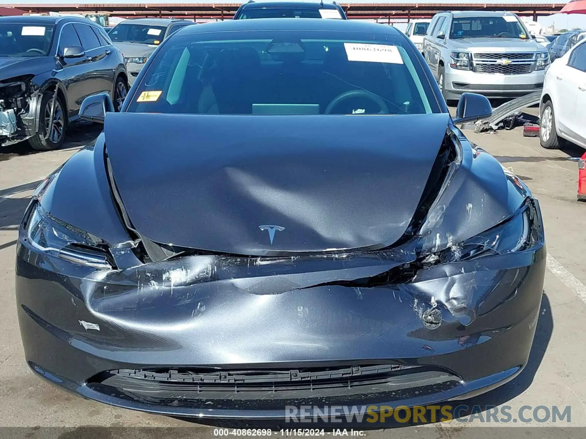 12 Фотография поврежденного автомобиля 5YJ3E1EA6RF727891 TESLA MODEL 3 2024