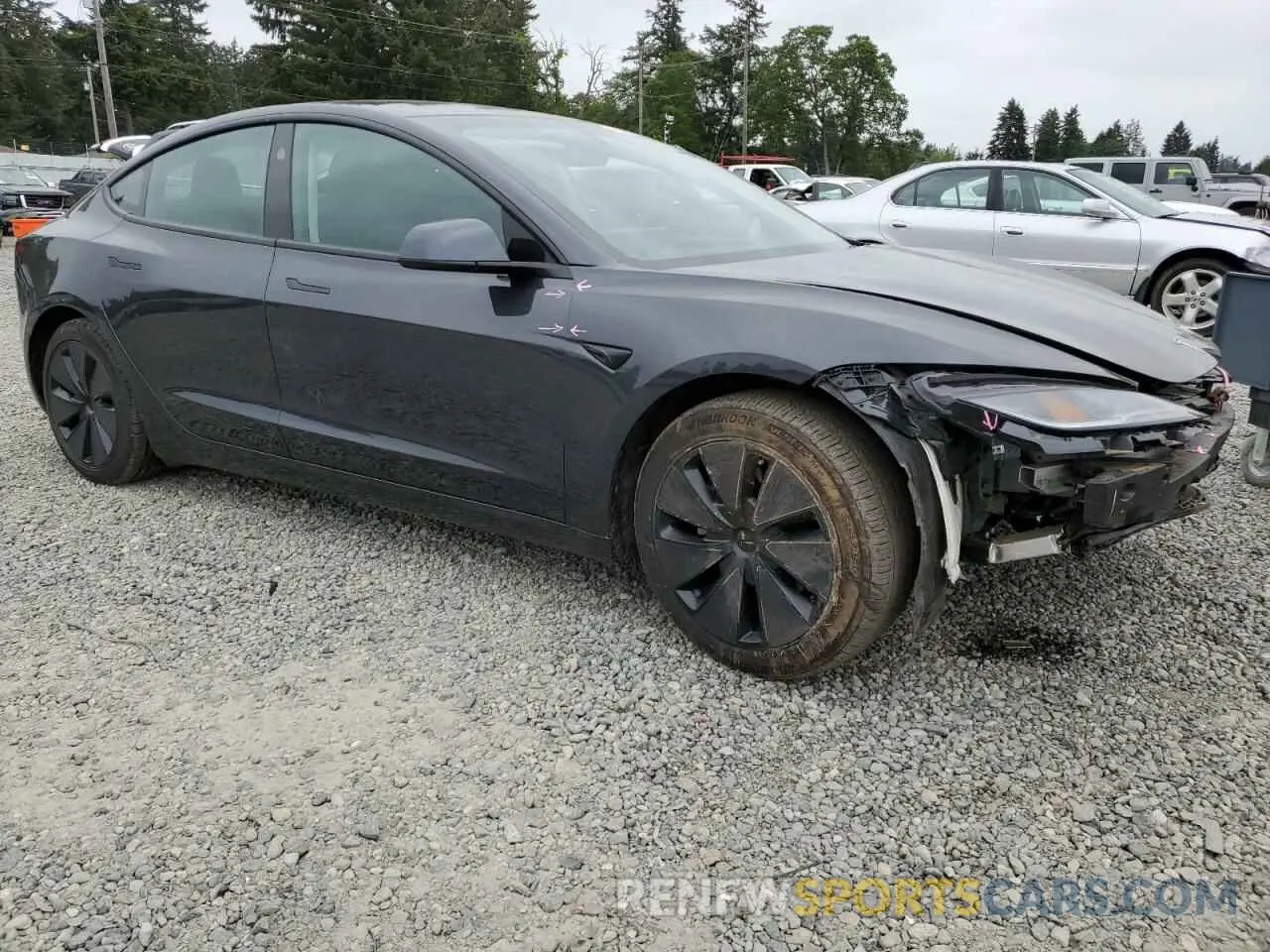 4 Фотография поврежденного автомобиля 5YJ3E1EA6RF730497 TESLA MODEL 3 2024