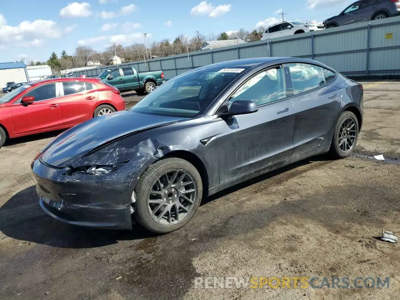 1 Photograph of a damaged car 5YJ3E1EA6RF731388 TESLA MODEL 3 2024