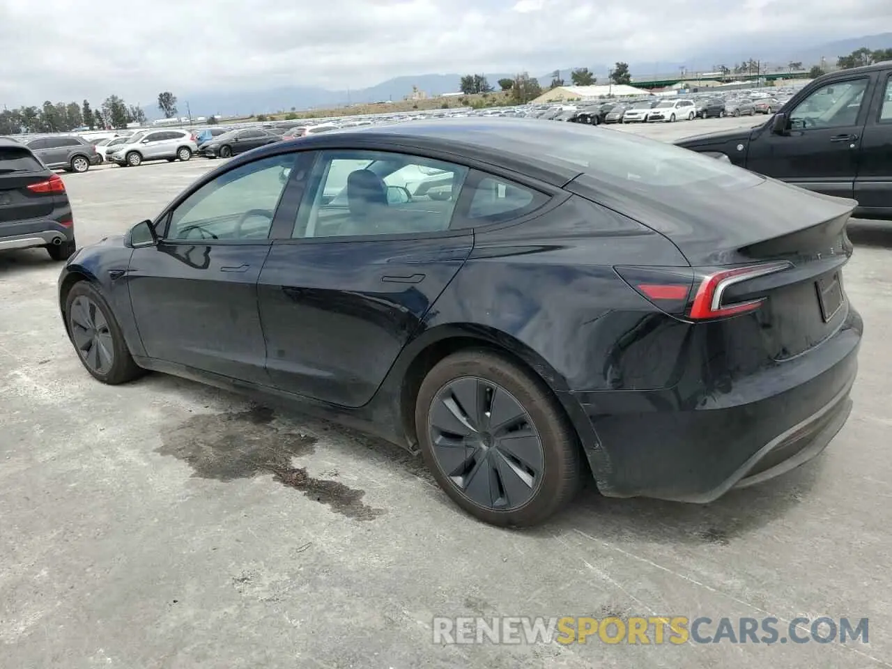2 Photograph of a damaged car 5YJ3E1EA6RF739698 TESLA MODEL 3 2024