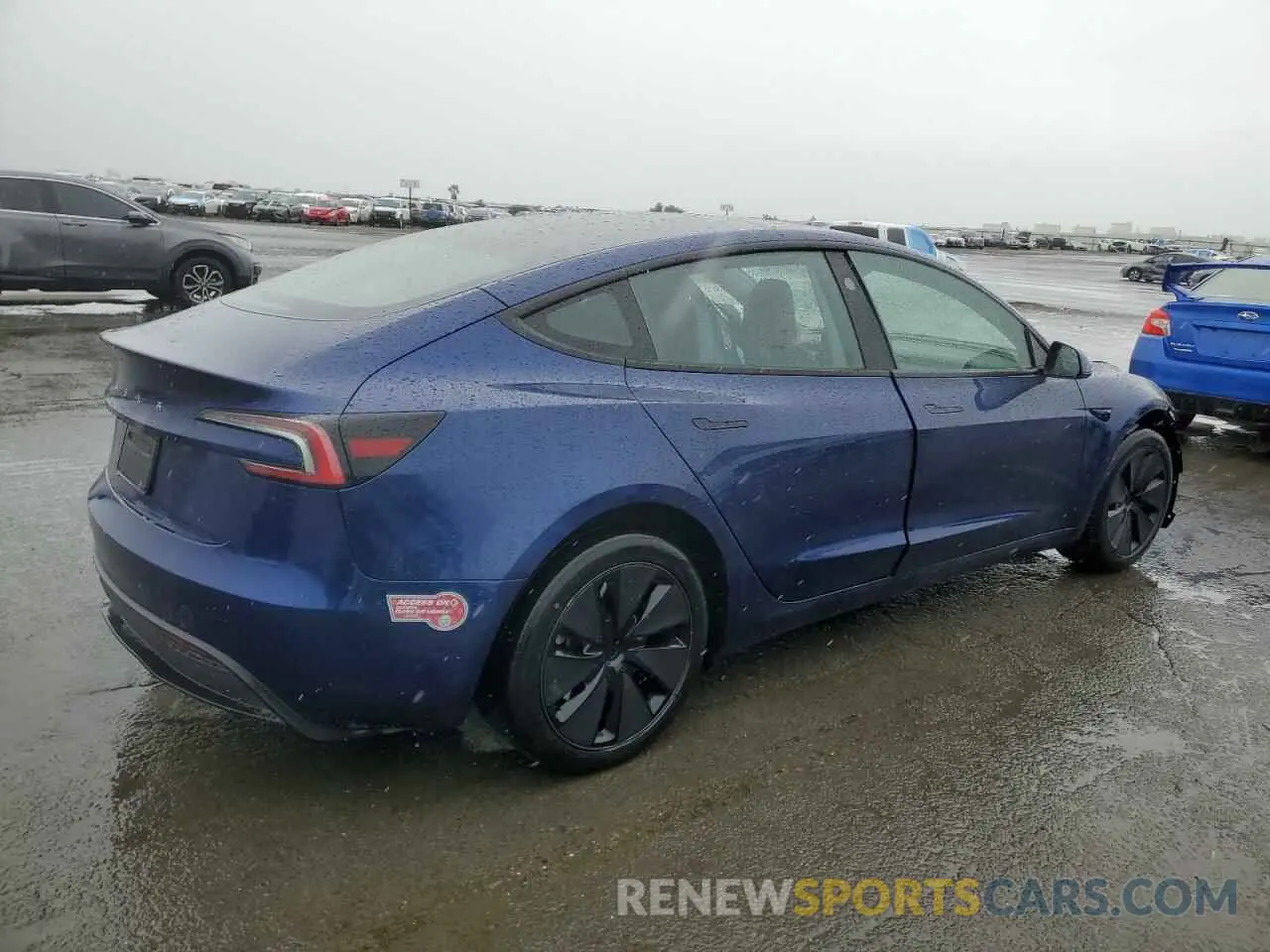 3 Photograph of a damaged car 5YJ3E1EA6RF739880 TESLA MODEL 3 2024