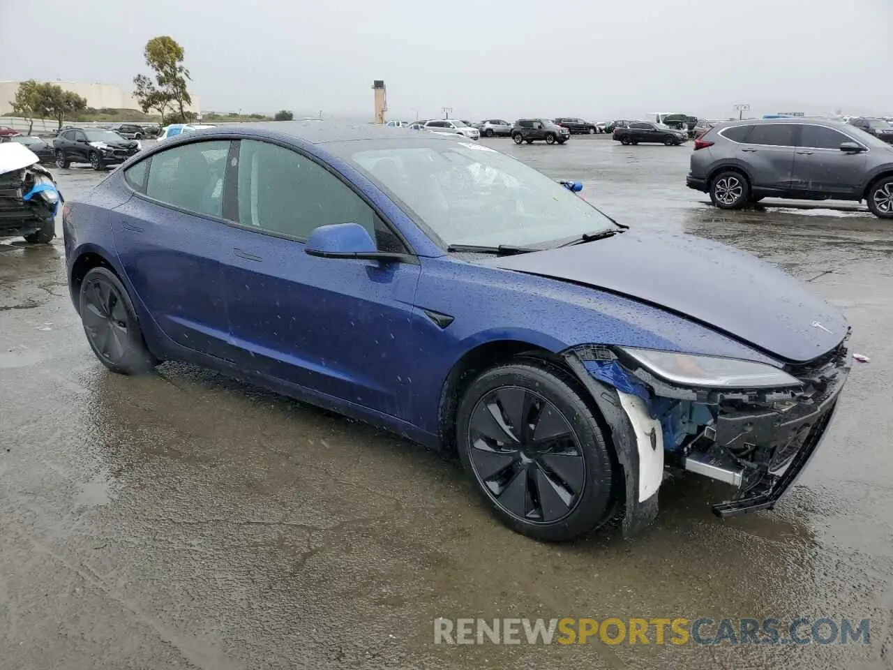 4 Photograph of a damaged car 5YJ3E1EA6RF739880 TESLA MODEL 3 2024
