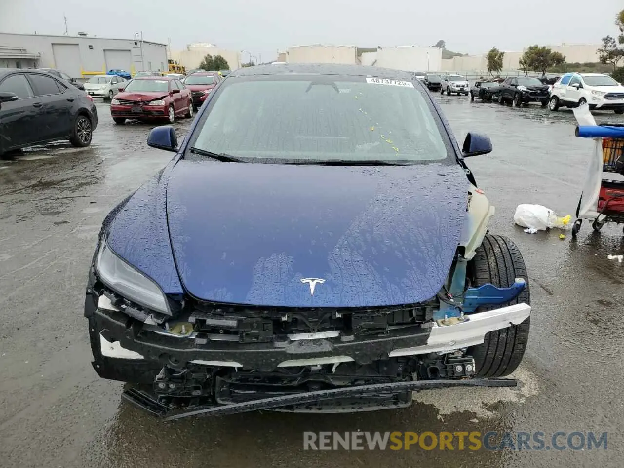 5 Photograph of a damaged car 5YJ3E1EA6RF739880 TESLA MODEL 3 2024
