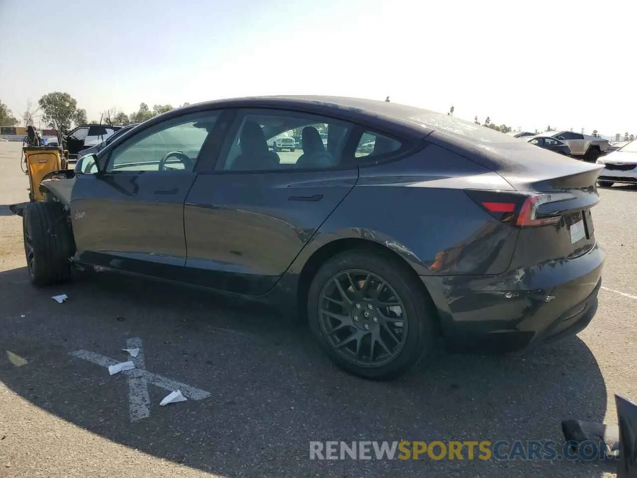 2 Photograph of a damaged car 5YJ3E1EA6RF741600 TESLA MODEL 3 2024
