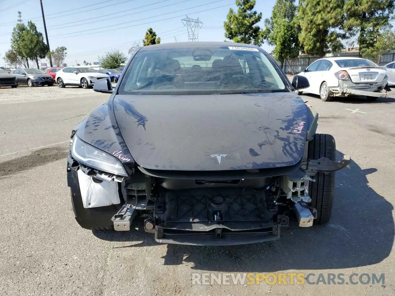 5 Photograph of a damaged car 5YJ3E1EA6RF741600 TESLA MODEL 3 2024