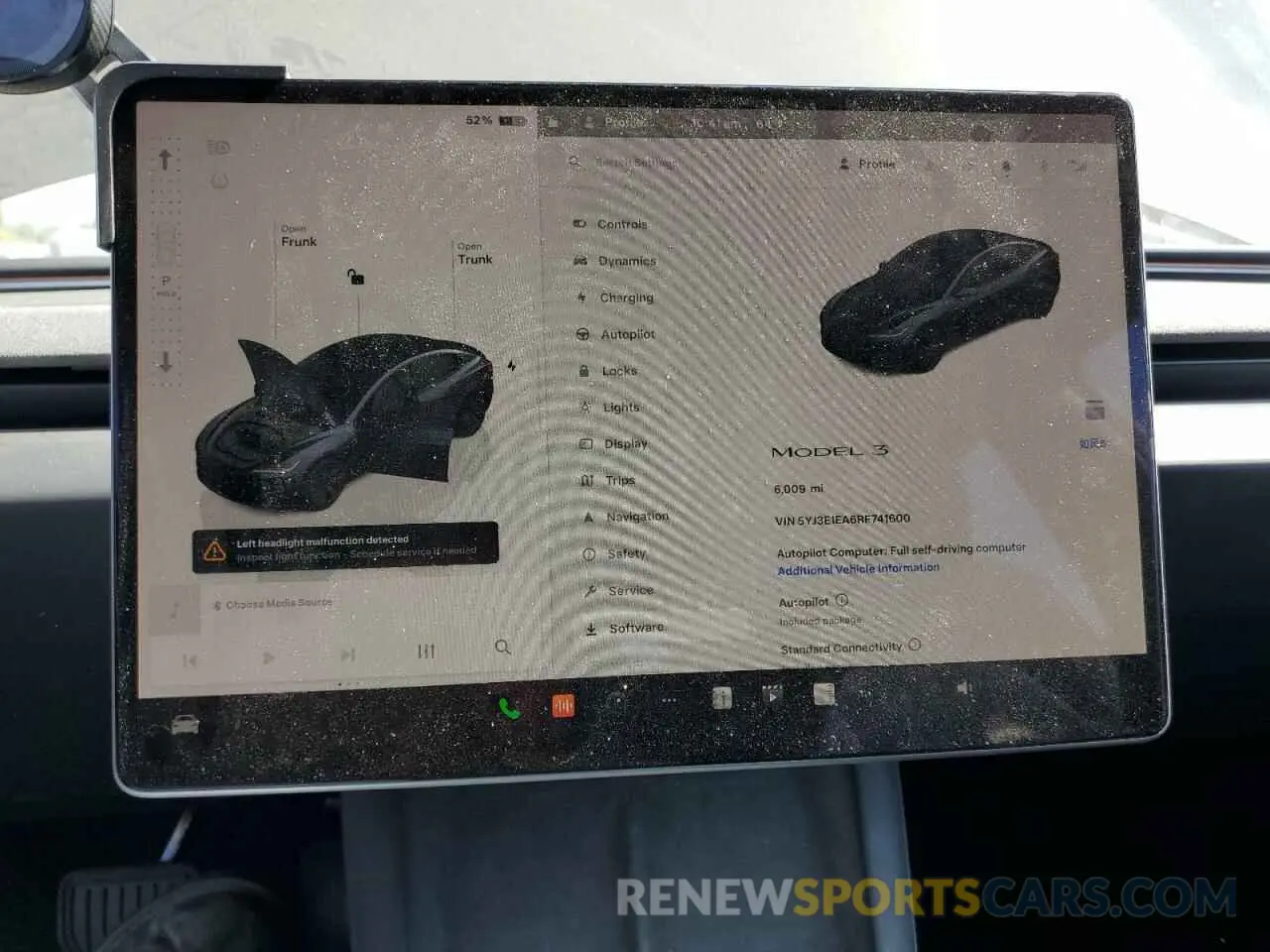 9 Photograph of a damaged car 5YJ3E1EA6RF741600 TESLA MODEL 3 2024