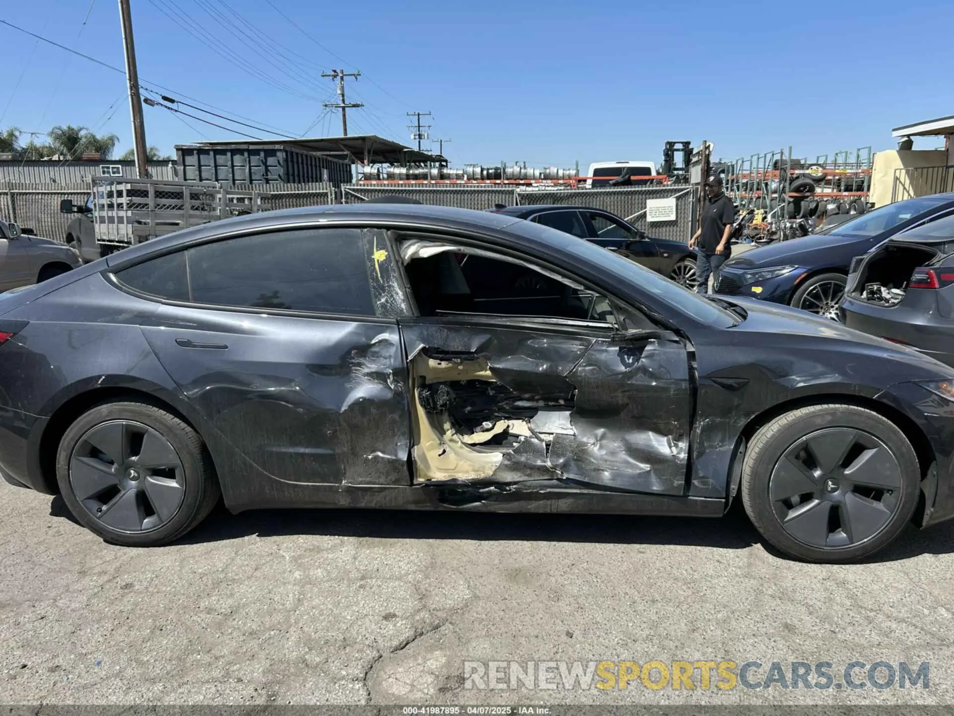6 Photograph of a damaged car 5YJ3E1EA6RF742780 TESLA MODEL 3 2024