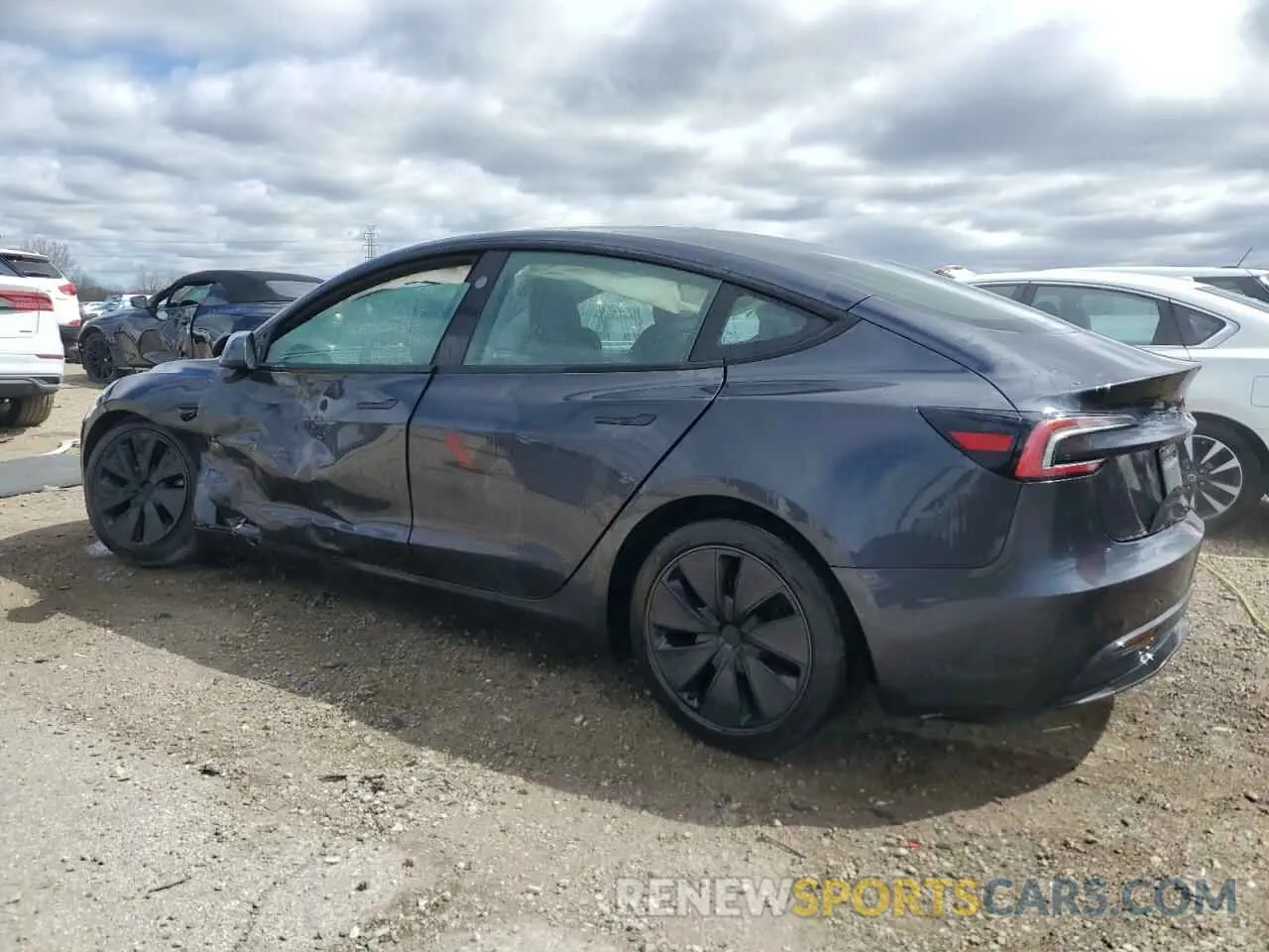 2 Фотография поврежденного автомобиля 5YJ3E1EA6RF750085 TESLA MODEL 3 2024