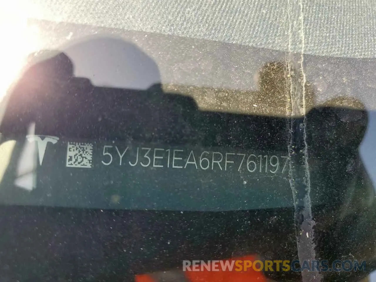 12 Фотография поврежденного автомобиля 5YJ3E1EA6RF761197 TESLA MODEL 3 2024
