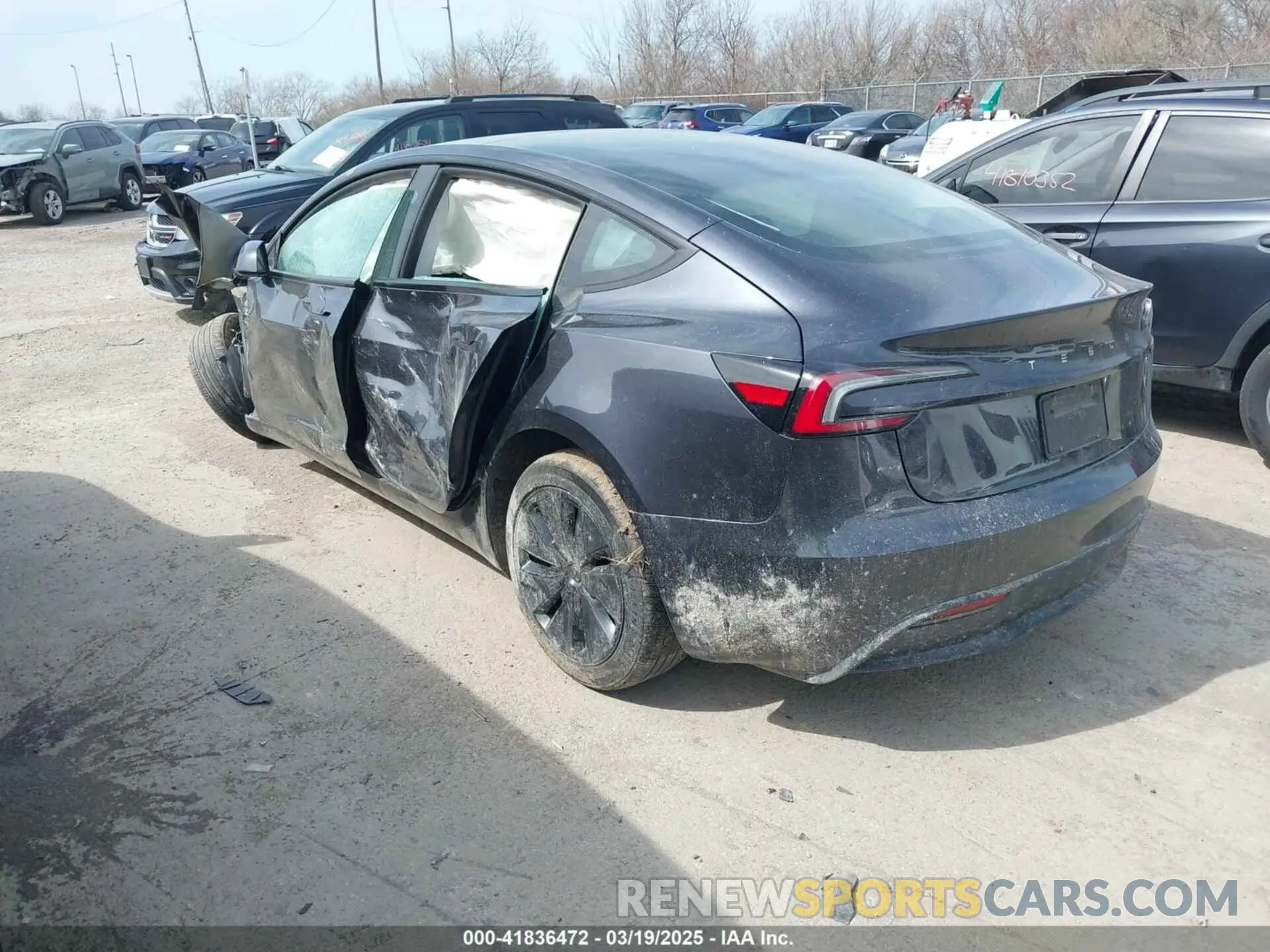 3 Фотография поврежденного автомобиля 5YJ3E1EA6RF773141 TESLA MODEL 3 2024